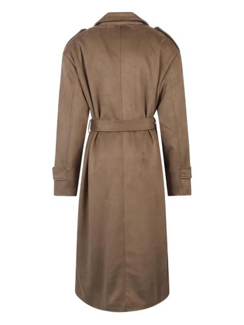 The Frankie Shop Pembroke belted trench coat - Brown - zdjęcie produktu nr 2
