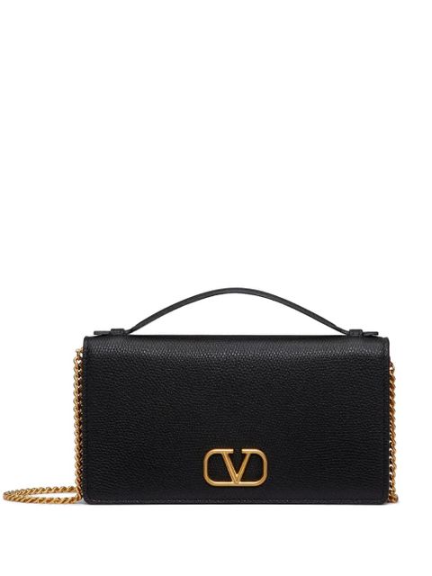Valentino Garavani VLogo Signature wallet-on-chain - Black - zdjęcie produktu nr 1