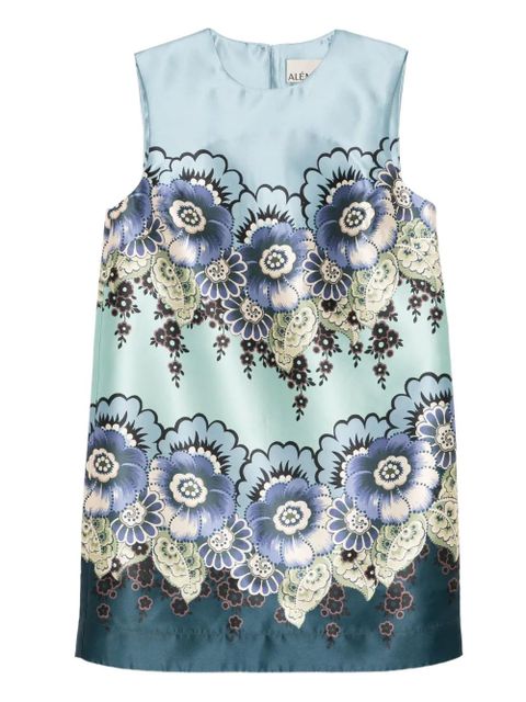 ALEMAIS floral-print sleeveless dress - Blue - zdjęcie produktu nr 1