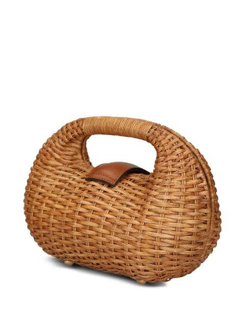 Cult Gaia Lydia woven basket tote bag - Brown - zdjęcie produktu nr 2