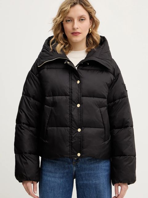 Pinko kurtka kolor brązowy zimowa oversize 105656 A2TF - zdjęcie produktu nr 1