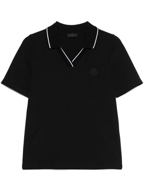 Moncler short-sleeves polo shirt - Black - zdjęcie produktu nr 1
