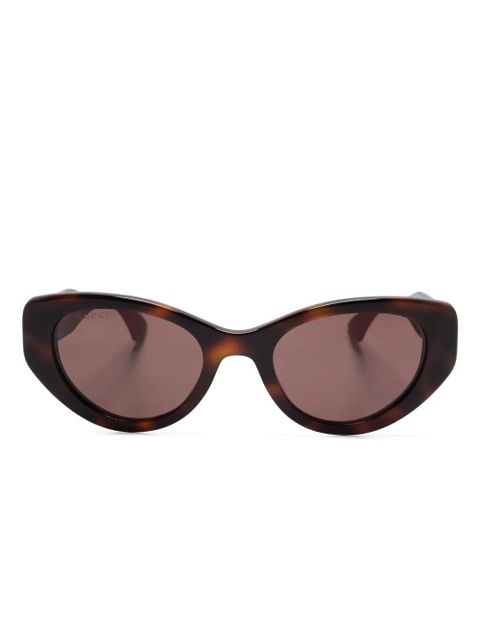 Gucci Eyewear cat-eye sunglasses - Brown - zdjęcie produktu nr 1