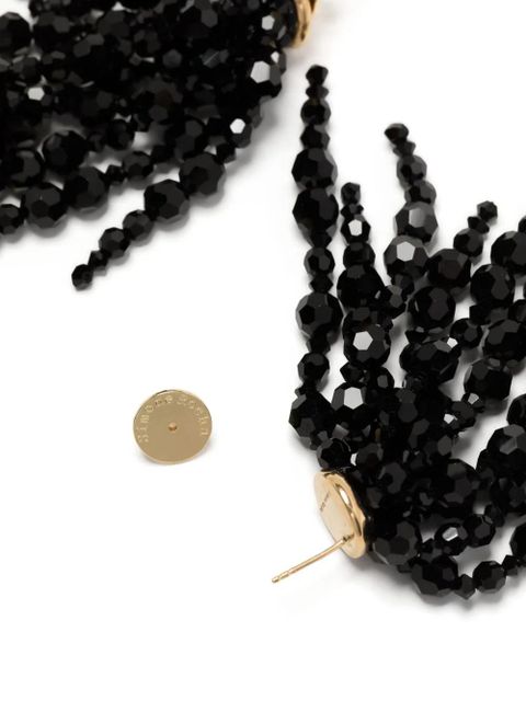 Simone Rocha cascading chandelier earrings - Black - zdjęcie produktu nr 2