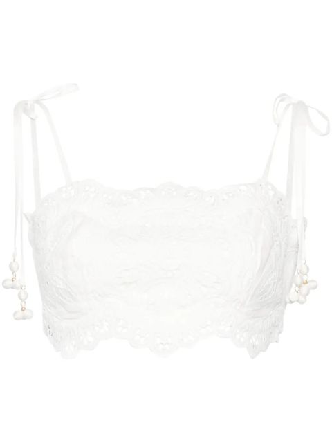 ZIMMERMANN Ottie broderie anglaise blouse - White - zdjęcie produktu nr 1