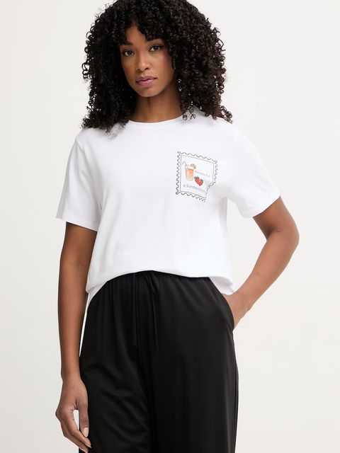 Marella T-shirt damski bawełniany z elastanem Emme by Marella - zdjęcie produktu nr 1