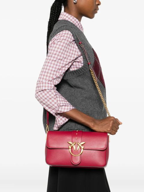 PINKO Classic Love One shoulder bag - Red - zdjęcie produktu nr 2