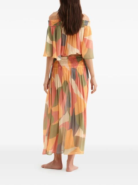 ERES Highlight midi skirt - Orange