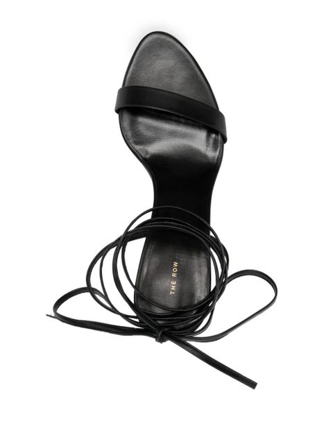 The Row 90mm heeled sandals - Black