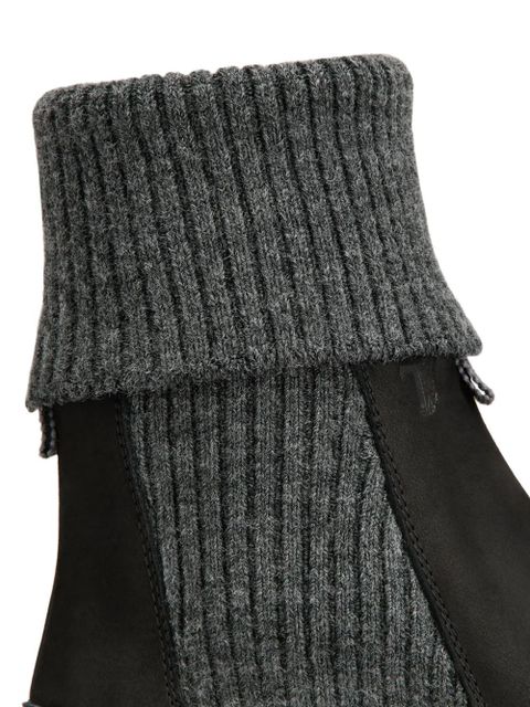 Tod's panelled sneakers - Black