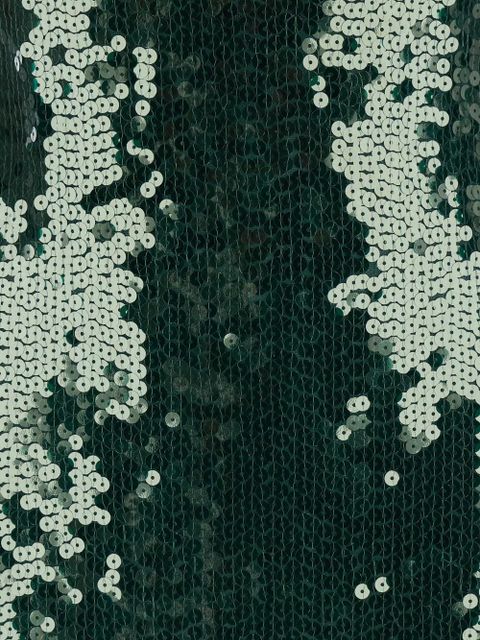 Oséree sequin-embellishment cross-strap mini dress - Green