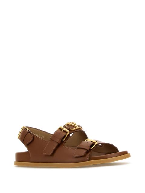 Valentino Garavani leather sandals - Brown - zdjęcie produktu nr 2