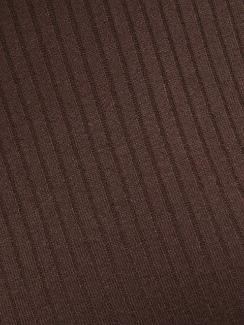 Answear.LAB sukienka kolor brązowy midi dopasowana