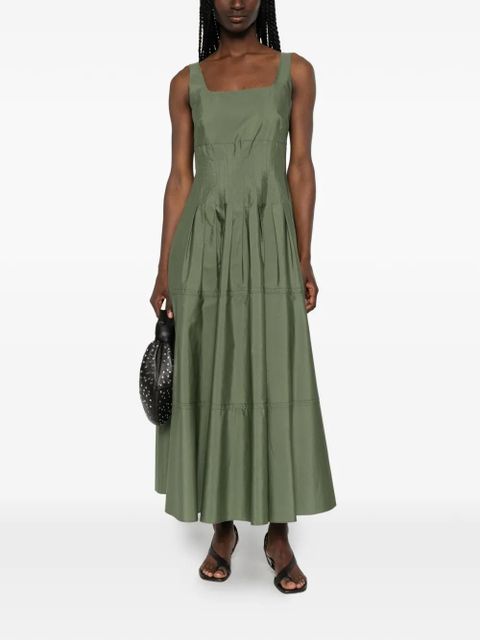 Max Mara Feltre pleated tiered dress - Green - zdjęcie produktu nr 2
