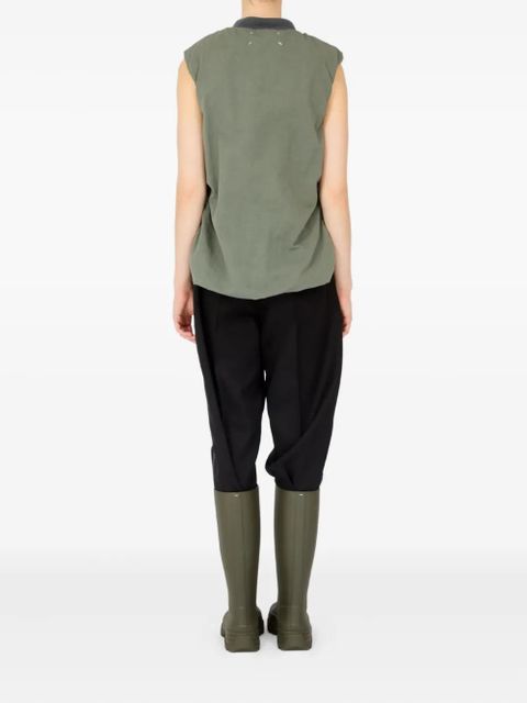 Maison Margiela cotton-blend waistcoat - Green