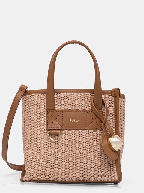 Furla torebka crossbody damska pleciona Divide It Mini Tote - zdjęcie produktu nr 1