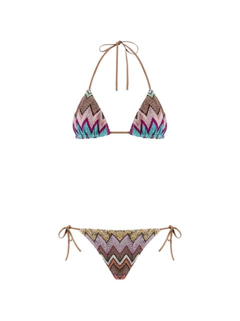 Missoni zigzag-patterned bikini - Brown - zdjęcie produktu nr 1