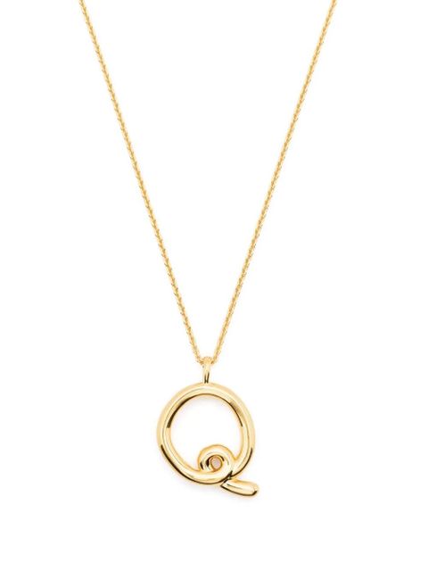 Missoma Curly Molten initial pendant necklace - Gold - zdjęcie produktu nr 1