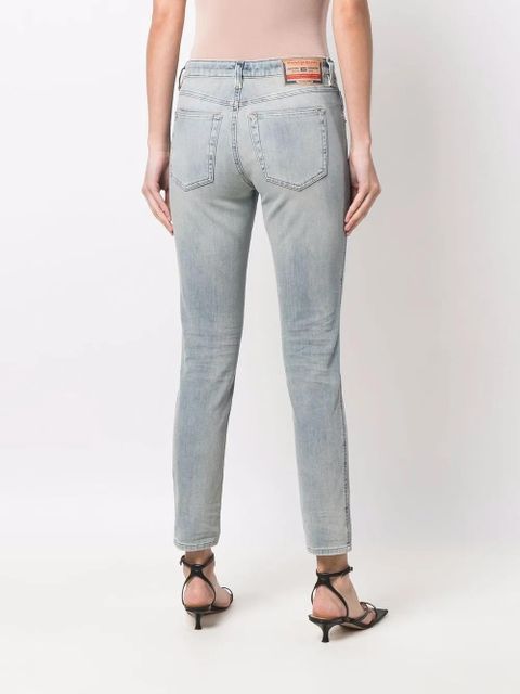 Diesel distressed-effect skinny jeans - Blue