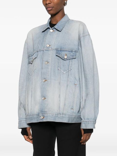 Balenciaga button denim jacket - Blue