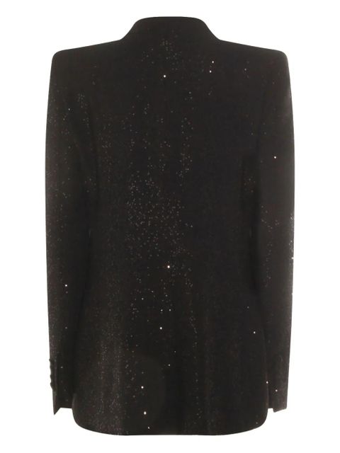 TOM FORD sequin-embellished single-breasted blazer - Black - zdjęcie produktu nr 2
