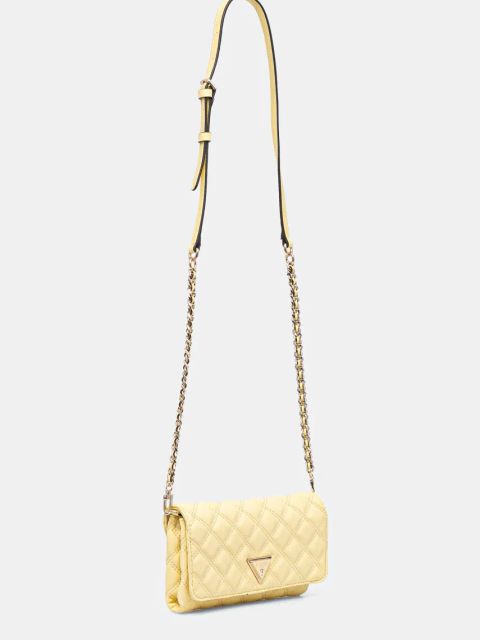 Guess kopertówka GIULLY kolor żółty HWQG87 48750