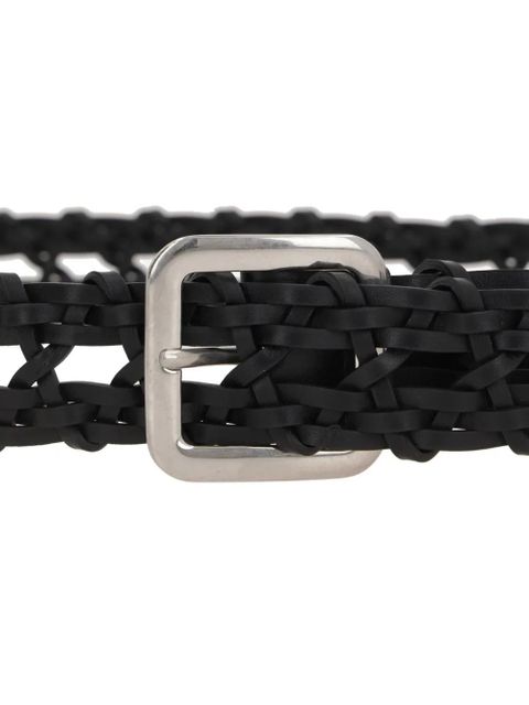Jil Sander braided belt - Black - zdjęcie produktu nr 2