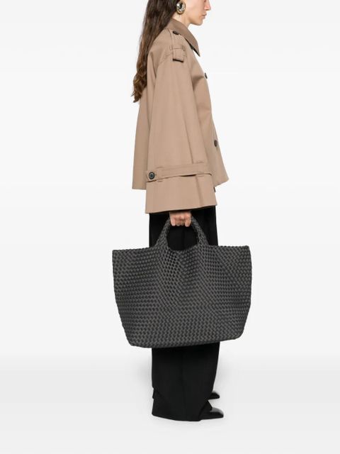 NAGHEDI large St. Barths woven tote bag - Black - zdjęcie produktu nr 2