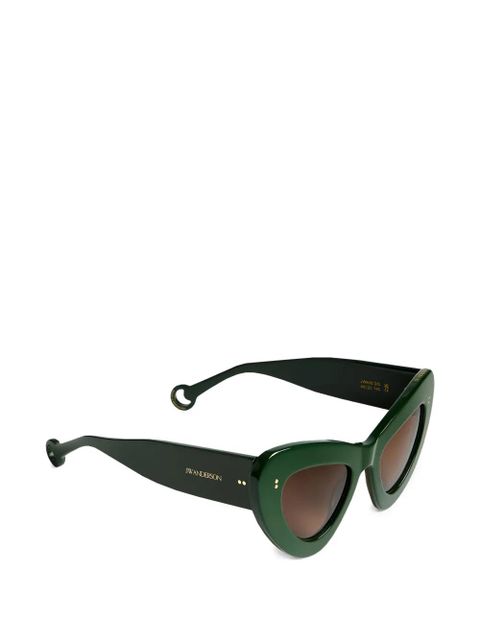 JW Anderson cat-eye sunglasses - Green - zdjęcie produktu nr 2