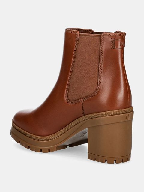 Lauren Ralph Lauren sztyblety skórzane Cailie
