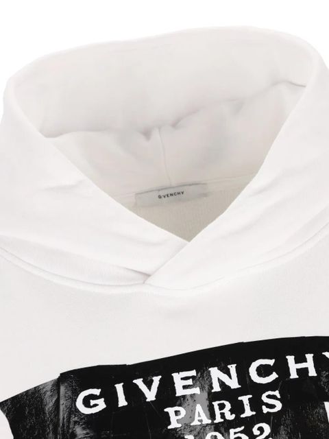 Givenchy logo-print hoodie - White