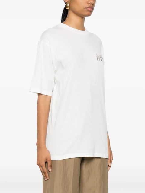 ANINE BING logo-print cotton T-shirt - White - zdjęcie produktu nr 2