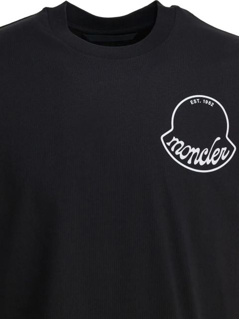 Moncler logo-print cotton T-shirt - Black