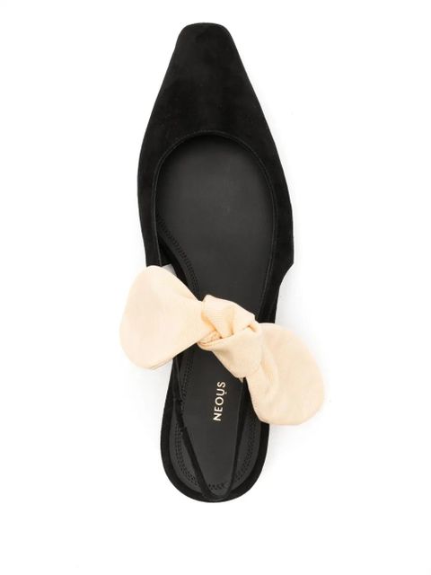 NEOUS bow-detail pumps - Black