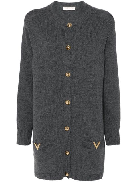 Valentino Garavani VGold cardigan - Grey