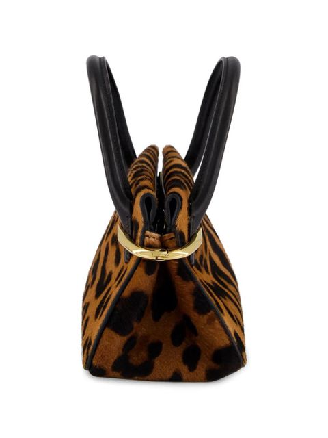 Givenchy mini leopard-print shoulder bag - Brown
