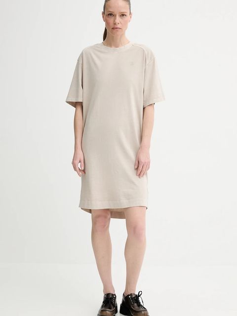G-Star sukienka kolor beżowy mini oversize D26095-C756 - zdjęcie produktu nr 1