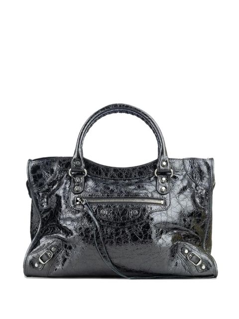 Balenciaga Neo Cagole leather shoulder bag - Grey - zdjęcie produktu nr 1