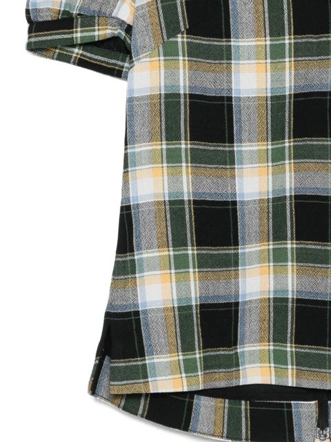 SHUSHU/TONG notched-collar puff-sleeves blouse - Black - zdjęcie produktu nr 2