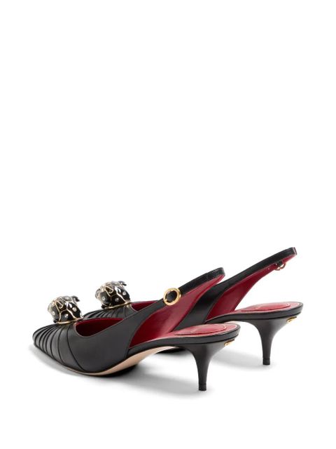 Valentino Garavani Panthea goatskin pumps 55mm - Black