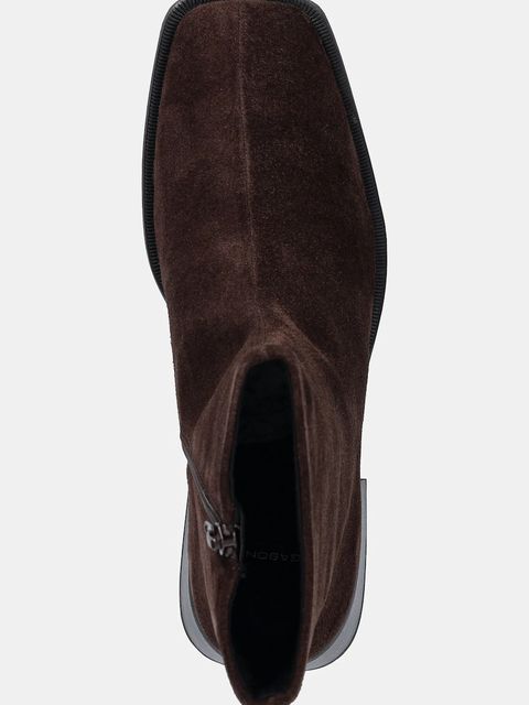 Vagabond Shoemakers botki zamszowe BLANCA damskie kolor brązowy na słupku 5217-240-31