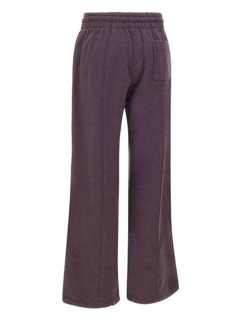 Casablanca embroidered-logo drawstring track pants - Purple
