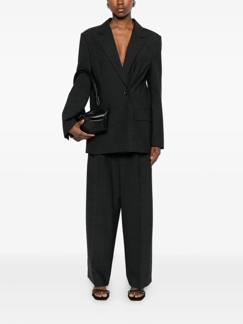 SOLOTRE notched-lapel blazer - Black - zdjęcie produktu nr 2