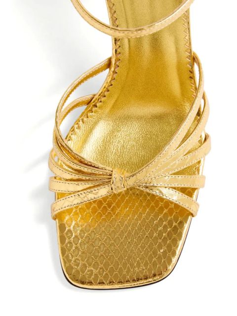 Valentino Garavani 90mm Preshoes embellished sandals - Gold