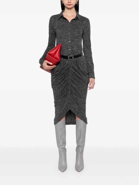 MARANT ÉTOILE Ilis midi skirt - Grey