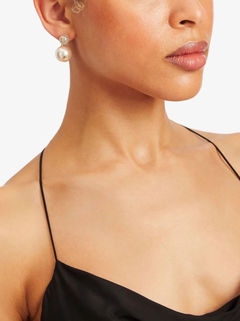 Jimmy Choo Auri crystal-embellished earring - Gold