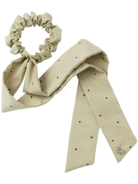 Maison Michel Lixou tied scrunchie - Neutrals - zdjęcie produktu nr 1