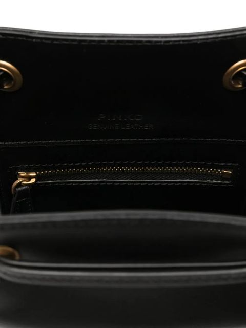 PINKO love birds bucket bag - Black - zdjęcie produktu nr 2