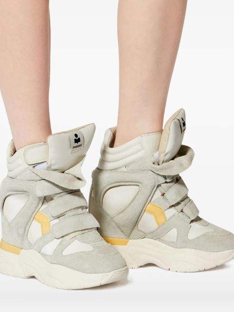 ISABEL MARANT Balskee panelled-design sneakers - Neutrals