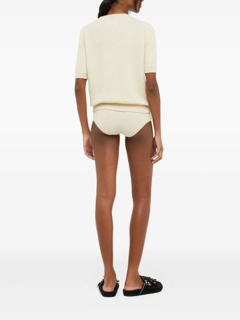 Alanui short-sleeve T-shirt - Neutrals